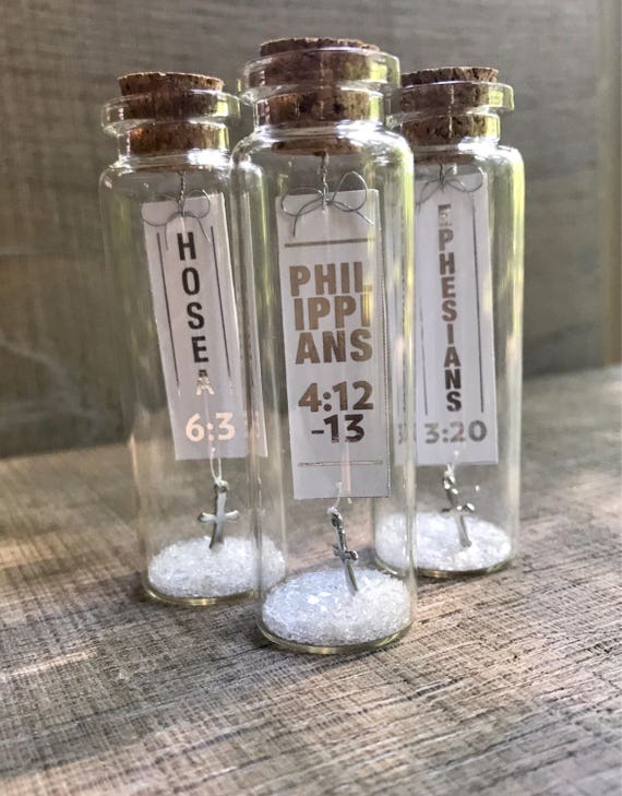 Items similar to Special Bible Verse in a Bottle mini message in a
