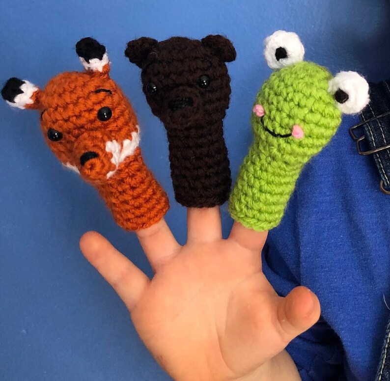 Amigurumi Finger Puppets Etsy