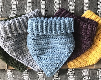The Crocheted Bandana Cowl PHYSICAL PRODUCT