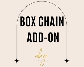 Box Chain Add-On by Abiza Jewellery