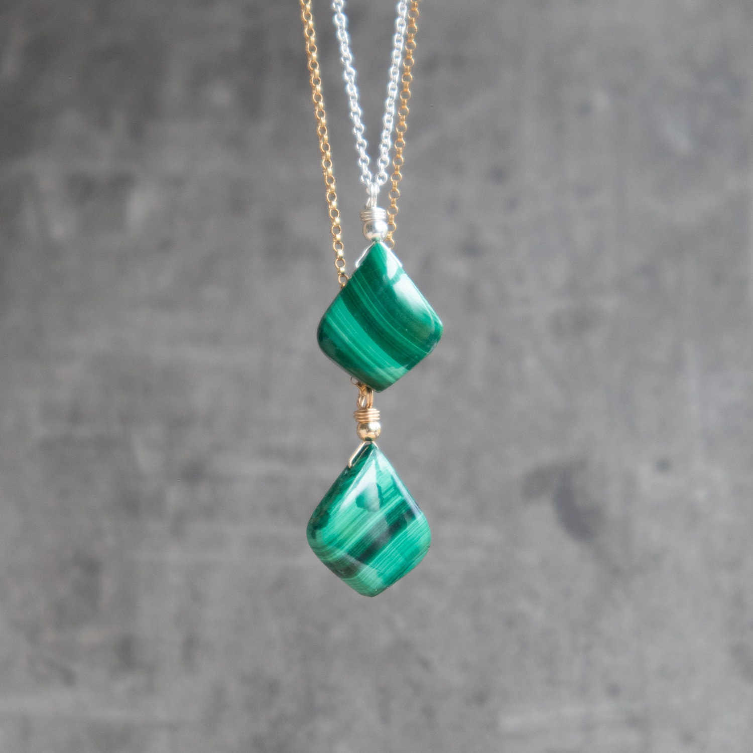 Buy Gold Malachite Necklace, Malachite Pendant, Malachite Jewelry, Malachite  Crystal Necklace, Statement Necklace, Gift for Her Online in India - Etsy