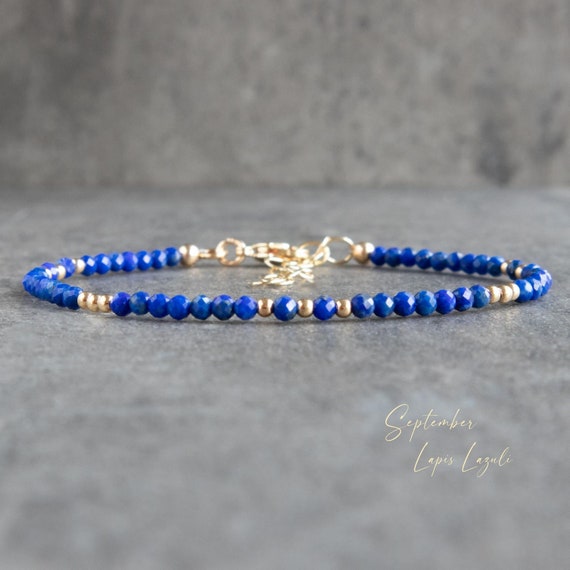 Lapis Lazuli Armband September Birthstone Armb nder f r Frauen