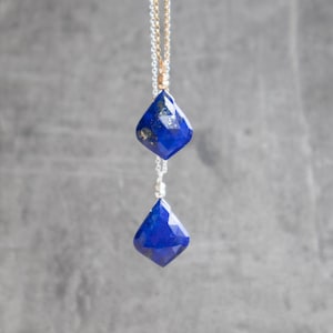 Lapis Lazuli Necklace, Lapis Lazuli Jewelry, Gemstone Pendant Necklace s For Women, Gift for Her