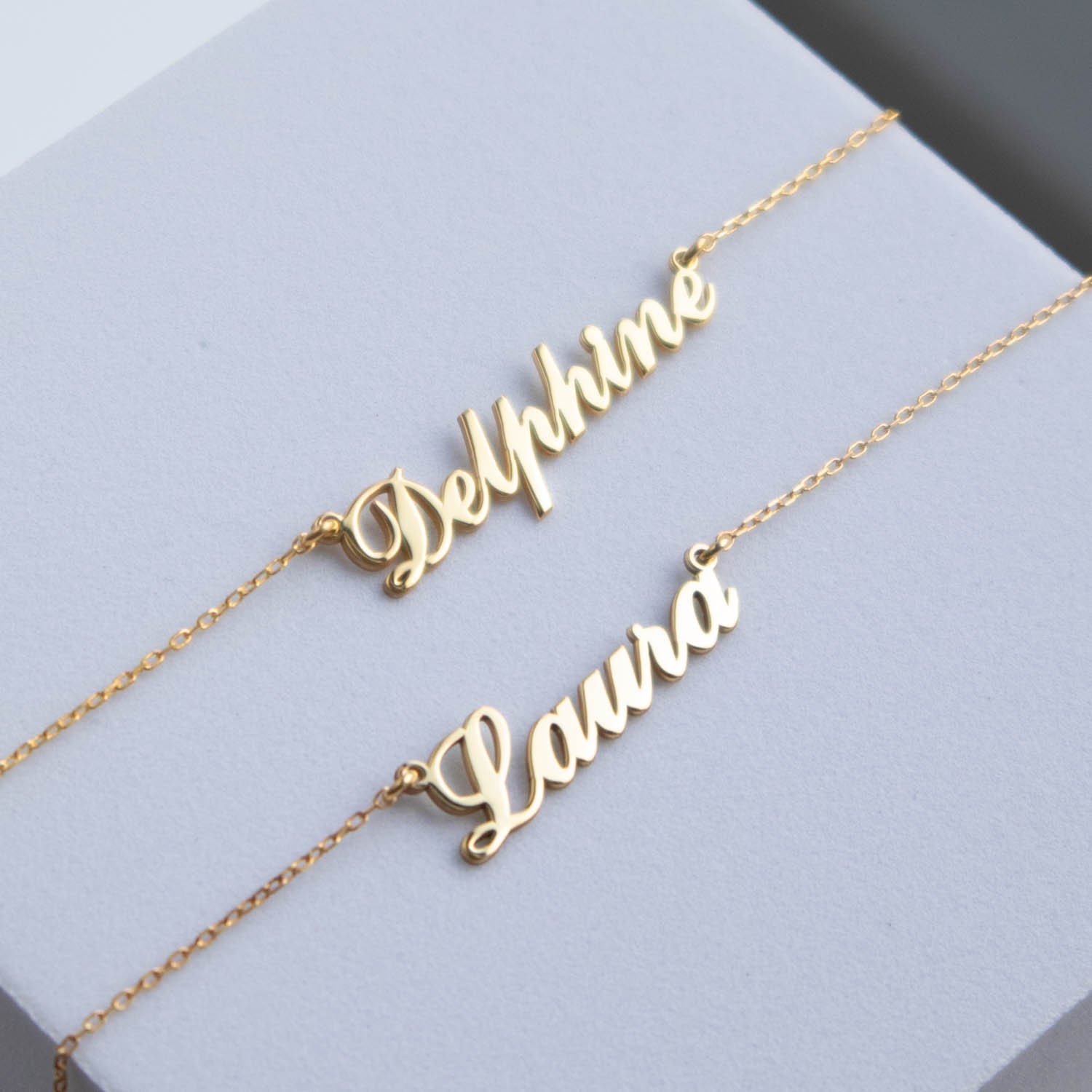 Carrie Name Necklace Custom Nameplate 