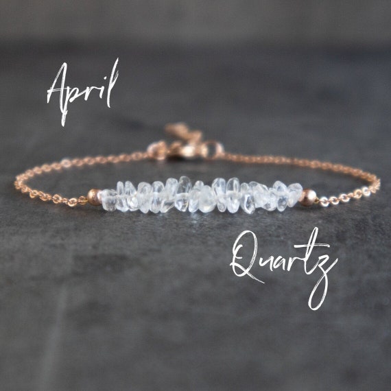 April Birthstone Jewellery - Clear Quartz Jewellery – Tomm Jewellery