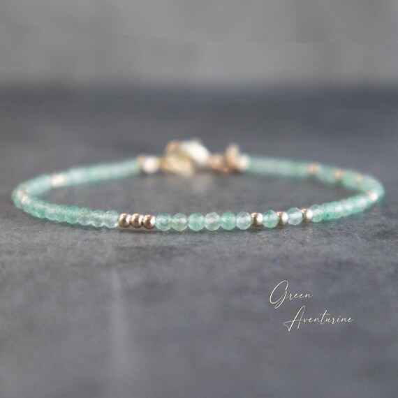 Green gemstone bracelet discount