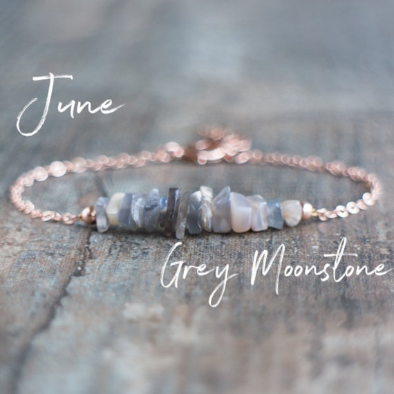 grey crystal bracelet