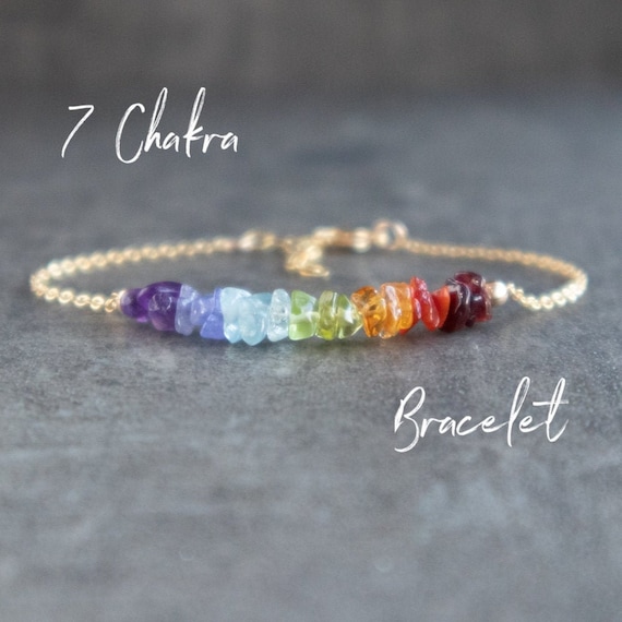 crystal chakra bracelet