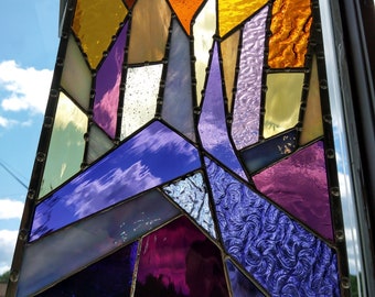 YHWH Yaweh our Lord stained glass panel