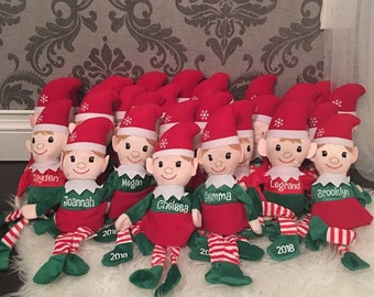 Personalized Elf - Christmas Gift - Stocking Stuffer - Plush Elf - Custom Elf - Elf Toy Cute Christmas Elf - Elf Christmas Toy elves  baby