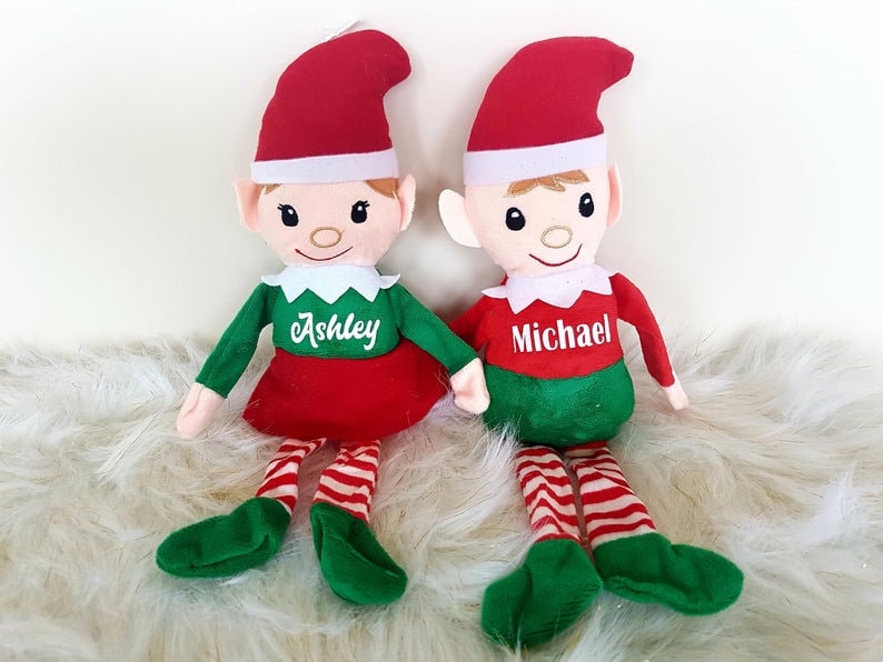 Personalized Elf - Christmas Gift - Stocking Stuffer - Plush Elf ...