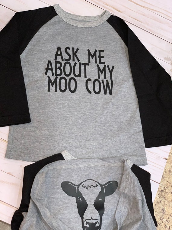 Ask me about my moo cow shirt | Etsy