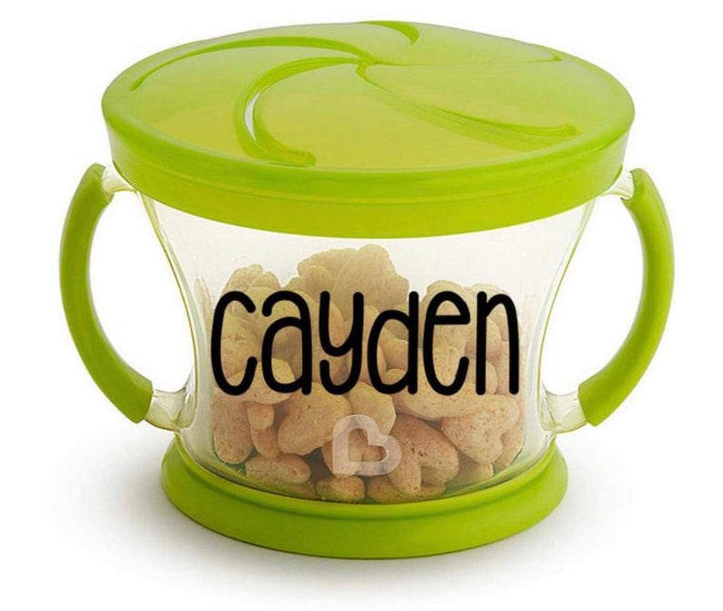 Personalized Snack Cup Baby Toddler Snack Containers Etsy