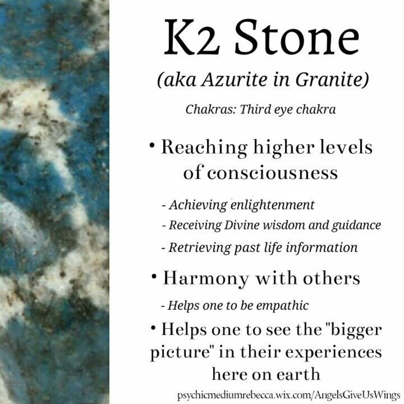 Unisex K2 Jasper Pendant: Silver Pendant Balance Your Energy End Bad Habits of Self Sabotaging #113 Azurite Statement Piece Rare