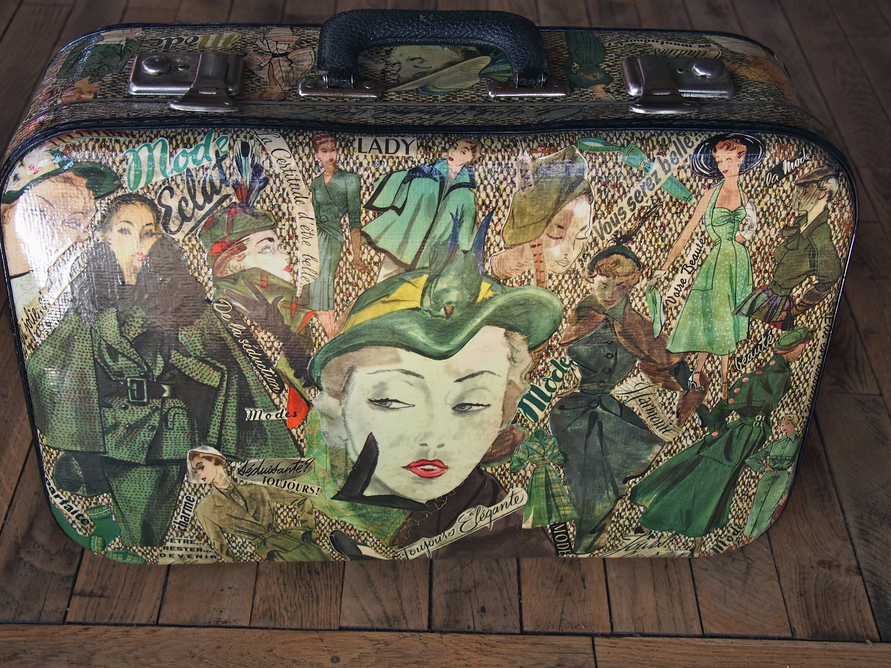 Valise Vintage Ce Que Femme Veut