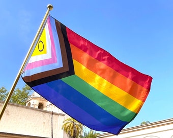 3 x5 Intersex Inclusive Progress Pride Flag Digitally Printed