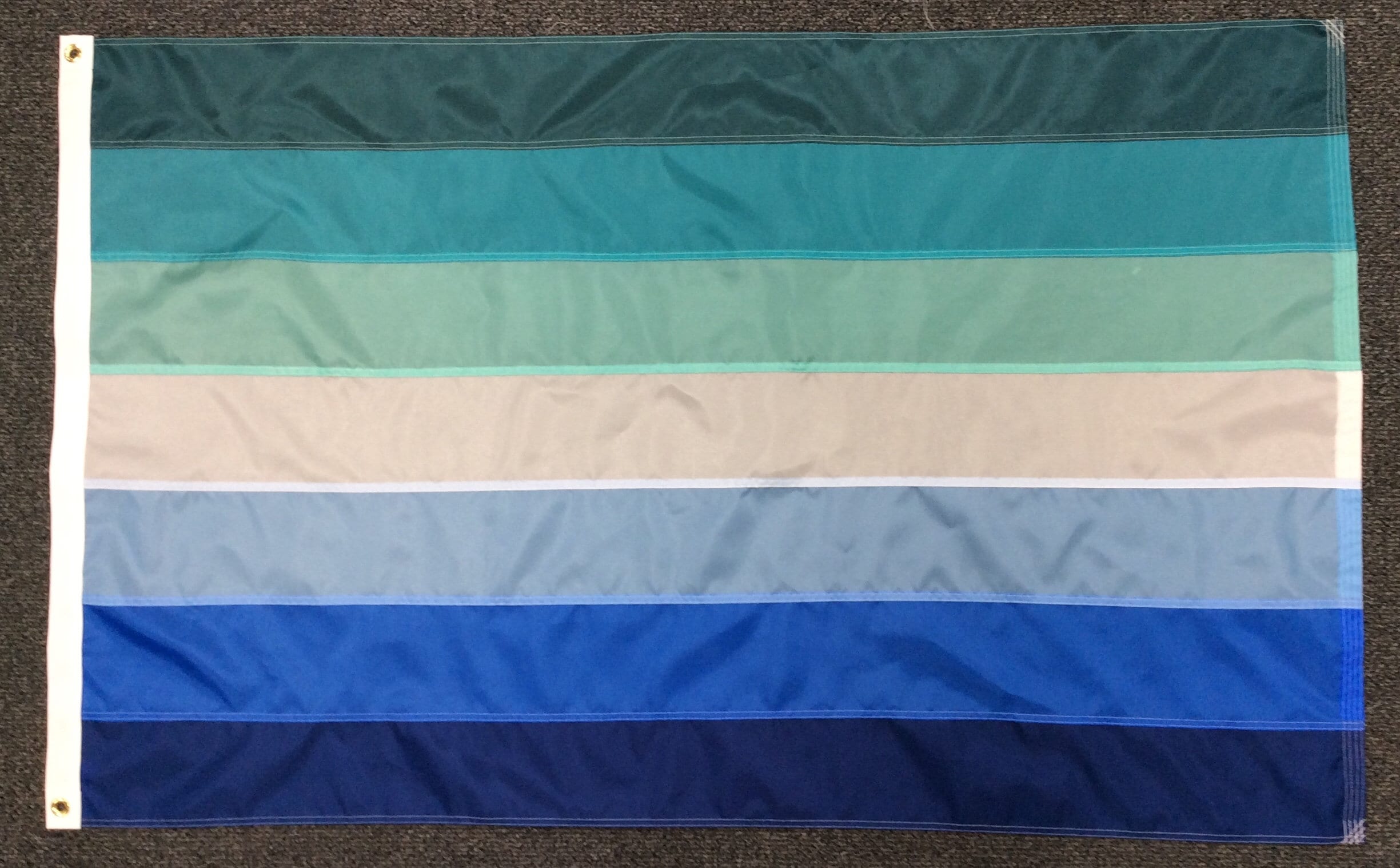 Gay Male Pride Flag 7Stripe Gay Male Flag Shades of Blue