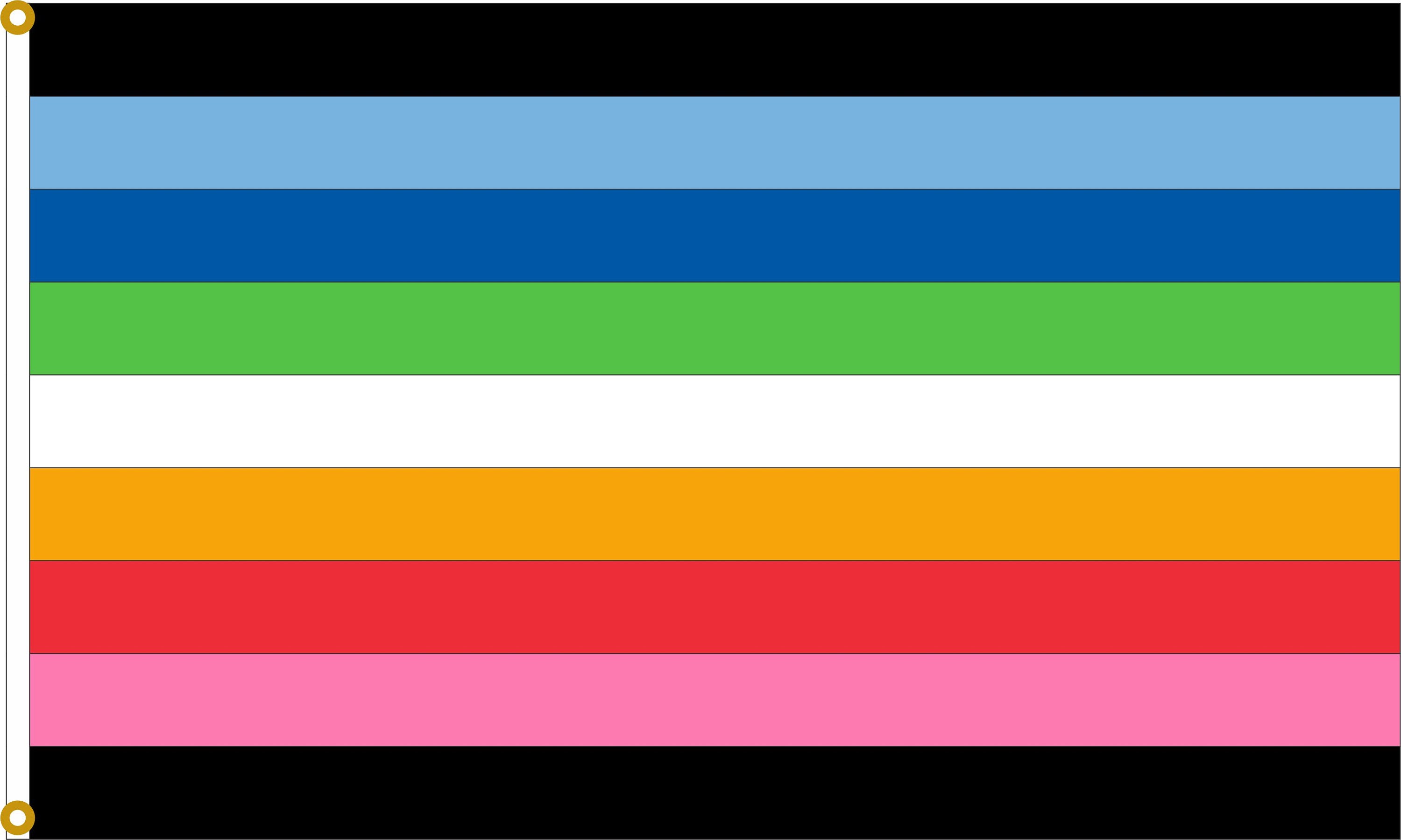 9-Pack Pride Flag Micrography Prints: Choose Any 9 Flags (5x7) – RaeAn  Designs