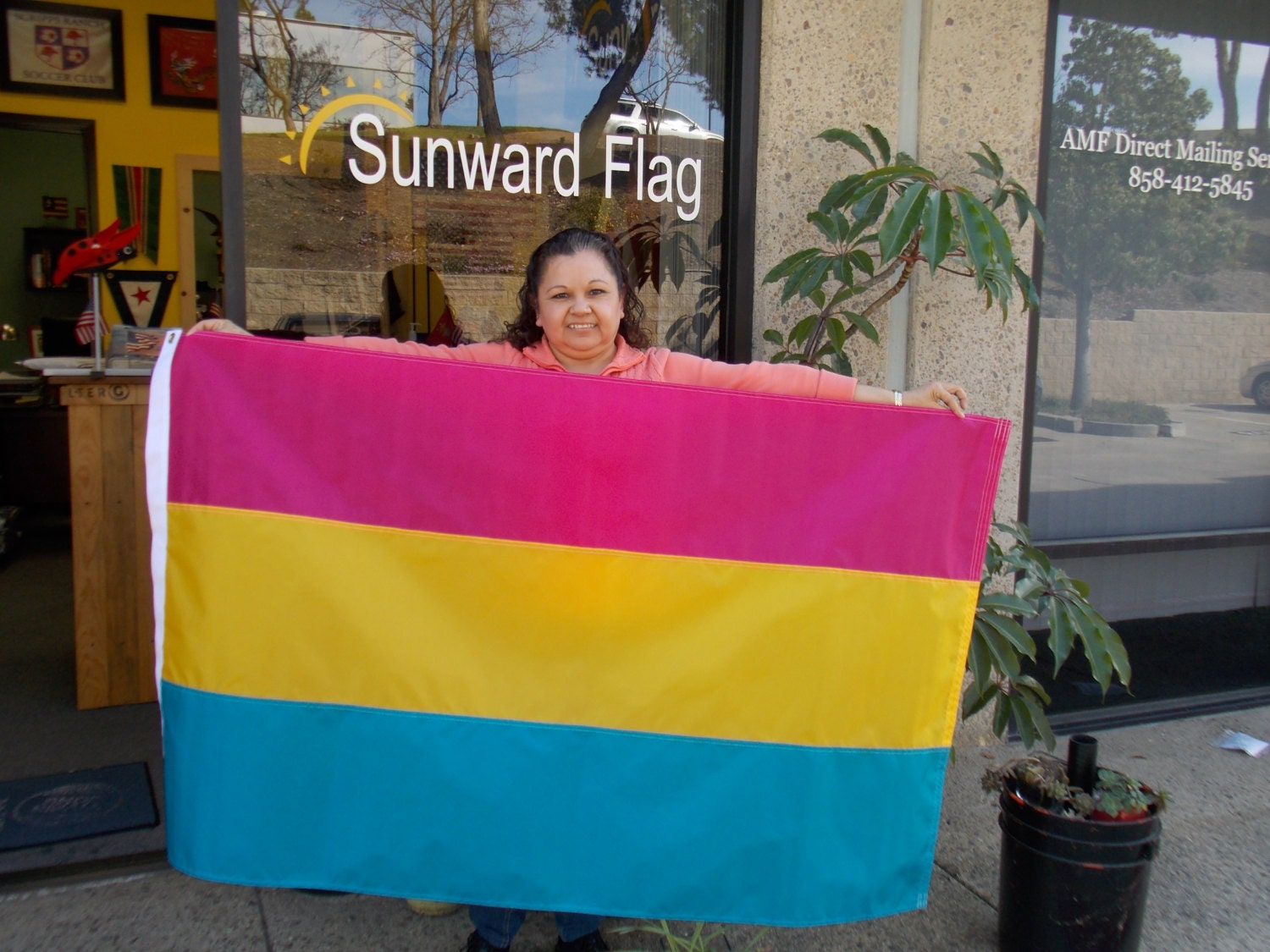 Pansexual Pride Flag 3'x5' Pansexual Flag PINK | Etsy