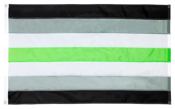 Agender Pride Flag Hand Sewn Agender Flag Custom Sizes Etsy
