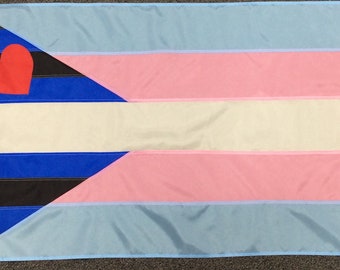 Leather Transgender Flag Pride Flag 3'x5' LGBT Community  -Gay Rights