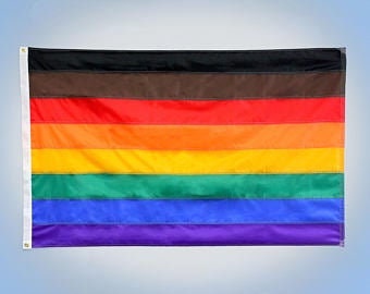 20' x 30' Philadelphia Rainbow Pride 8 Stripe Flag  LGTBQA Pride Rainbow Philly