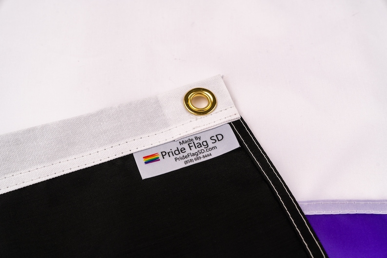 Non-Binary Pride Flag, Hand sewn Nonbinary Flag, Custom sizes available image 2