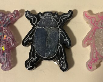 Skarabäus/Käfer benutzerdefinierte Abzeichen Spule/Magnet/Handy Griff