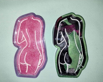 Feminine Körperform Tabletts