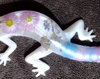 Resin Gecko Pride Tail schönes Dekor