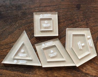 Capriccioso from the Millefiori Quilts Book - Hand Quilting Templates - English Paper Piecing