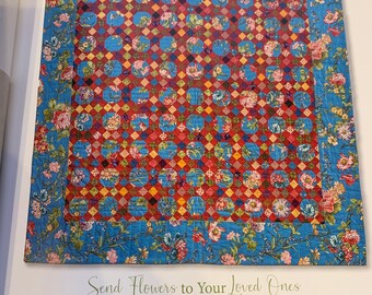 Send Flowers to Your Loved Ones - Hand Quilting Templates from the Millefiori Quilts 4 Book - English Paper Piecing