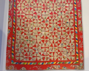 Dancing Cheek To Cheek from The Millefiori Quilt Book 4 - Hand Quilting Templates - English Paper Piecing