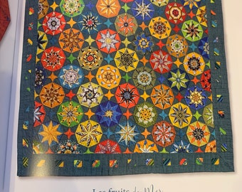 Les Fruit de Mer from Millefiori Quilts 4 Book - Hand Quilting Templates - English Paper Piecing