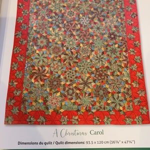 A Christmas Carol from the Millefiori Quilts 4 Book - Hand Quilting Templates - English Paper Piecing