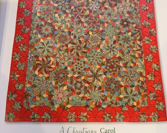 A Christmas Carol from the Millefiori Quilts 4 Book - Hand Quilting Templates - English Paper Piecing