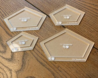 Double Kite Shape  - SMALL SET - English Paper Piecing