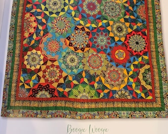 Boogie Woogie from Millefiori Quilts 4 Book - Hand Quilting Templates - English Paper Piecing