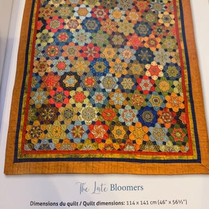 The Late Bloomers from Millefiori Quilts 4 Book - Hand Quilting Templates - English Paper Piecing