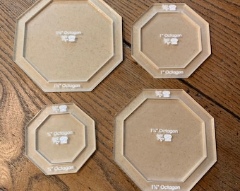 Octagon  - SMALL SET - English Paper Piecing Template