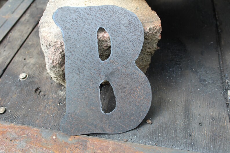 Handmade Metal Plasma Cut any Letter of the alphabet natural Etsy