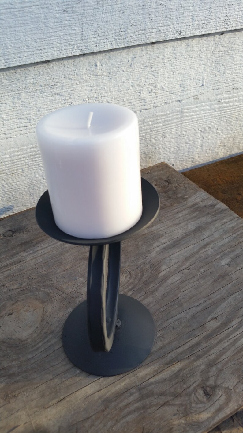 HAND WELDED 1 candle holder matte finish by Arko Etsy