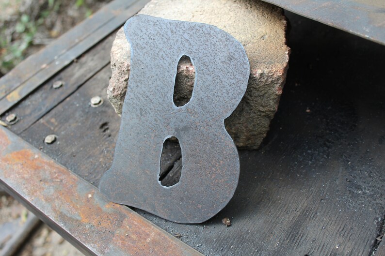 Handmade Metal Plasma Cut any Letter of the alphabet natural Etsy