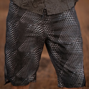 Calções de banho masculinos Python Vortex: Moda praia com estampa por sublimação