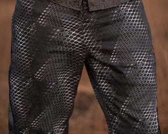 Python Vortex Men's Board Shorts: Sublimation Print Swim Wear