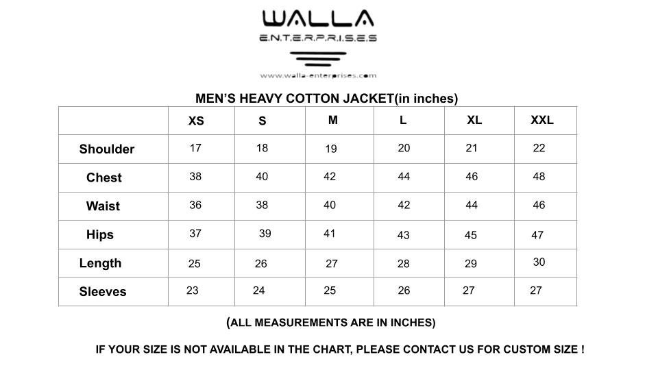 Atoms & Molecules Men's Heavy Cotton Jacket Fleece Lining 