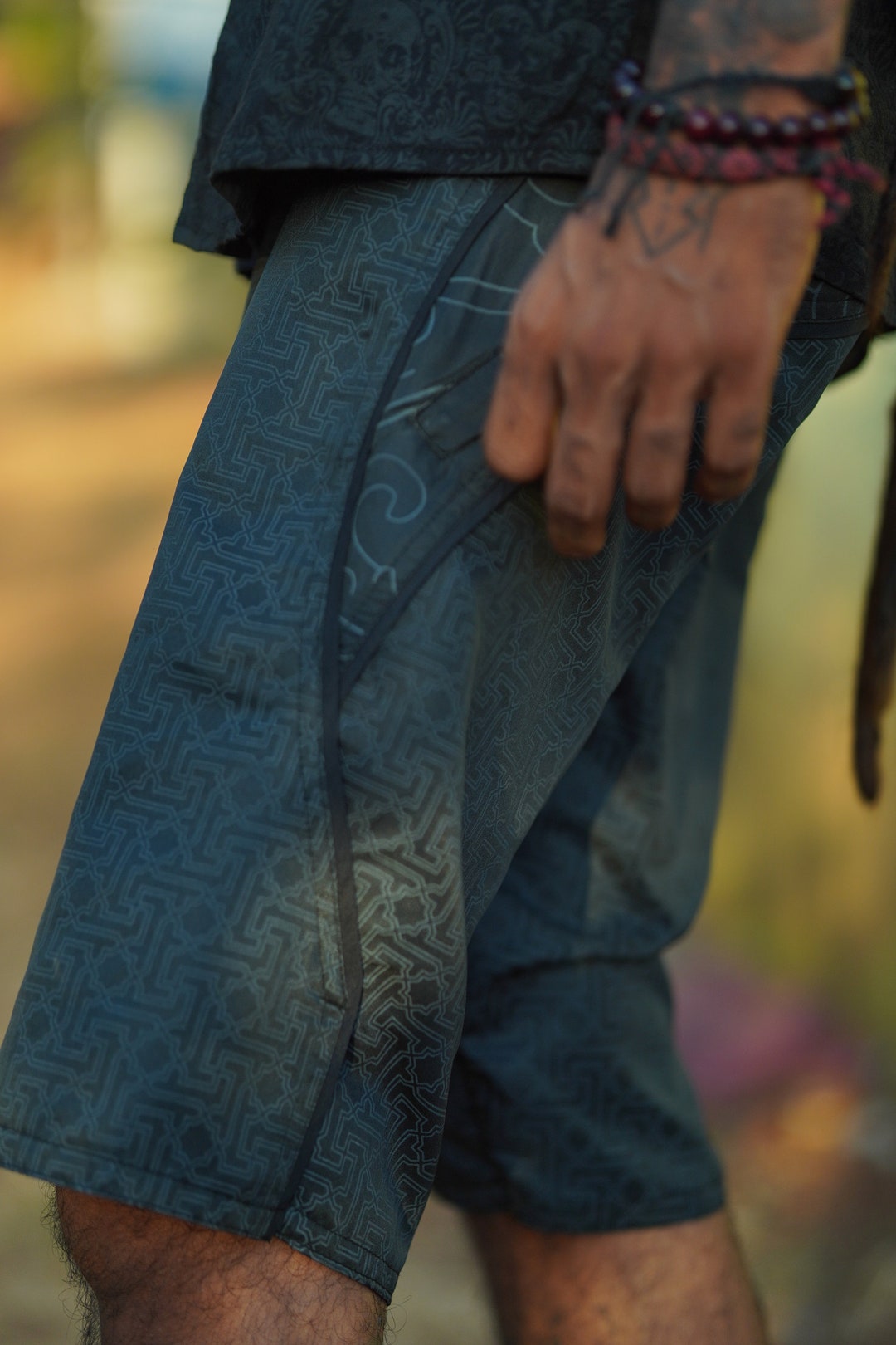 Men's Board Shorts Unique Artwear Short - YANTRA Summer Wear Shorts ...