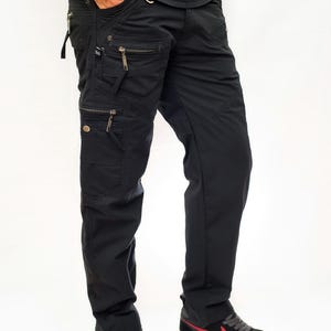 Soul Men's Cargo Pants Multi Pocket Cargo Pants Mens Regular Fit Cargo Trousers Men All Weather Heavy Duty Utility Cargos with Color Options
