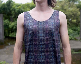 Psychedelic Art Tank Top: Trippy Festival Sleeveless Tee