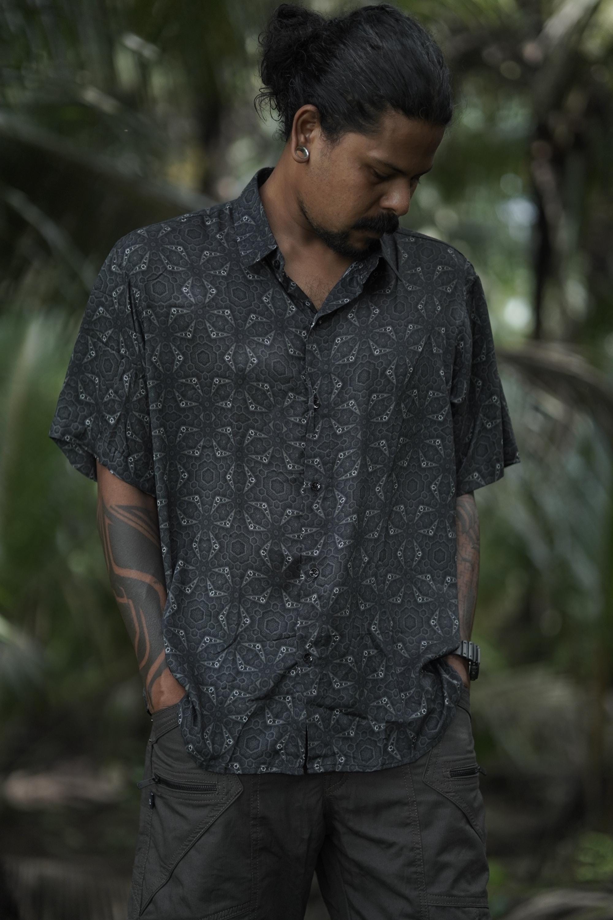 Chemise à manches longues en fibre de bambou pour homme